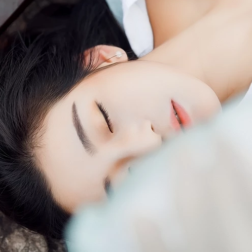 悠然唯美古風真人女子頭像