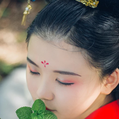 清新匠心啟航閱讀唯美古風(fēng)少女真人頭像