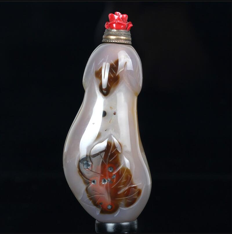 瑪瑙鼻煙壺，帝王心頭的玩物