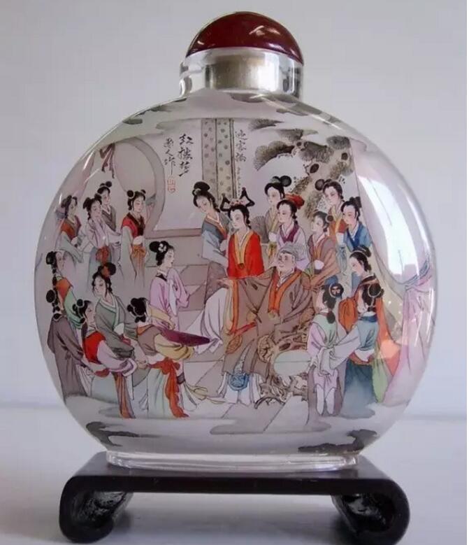 內(nèi)畫鼻煙壺，壺中天地間掌心中國美