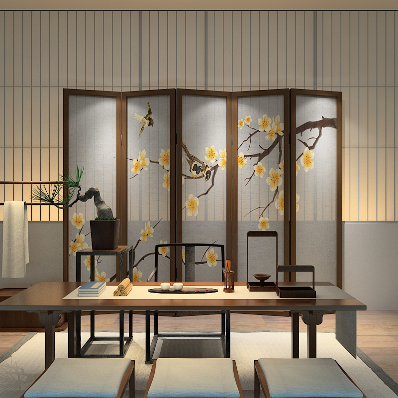 現(xiàn)代中式屏風(fēng)，隔不斷的東方美