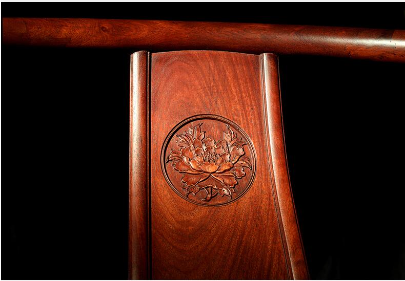 紅木太師椅，尊貴典雅氣勢(shì)宏偉