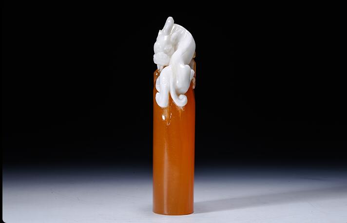 金田黃石印章，財(cái)官福祿之喜