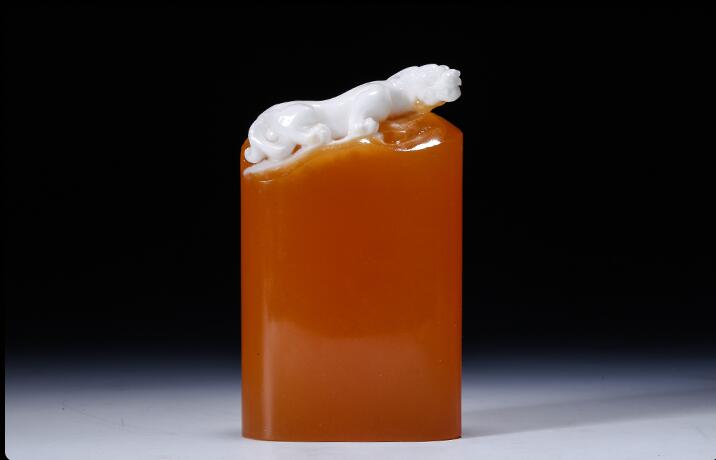 金田黃石印章，財(cái)官福祿之喜