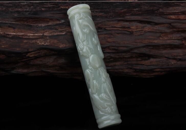 和田玉鎮(zhèn)紙，玉不雕不成器