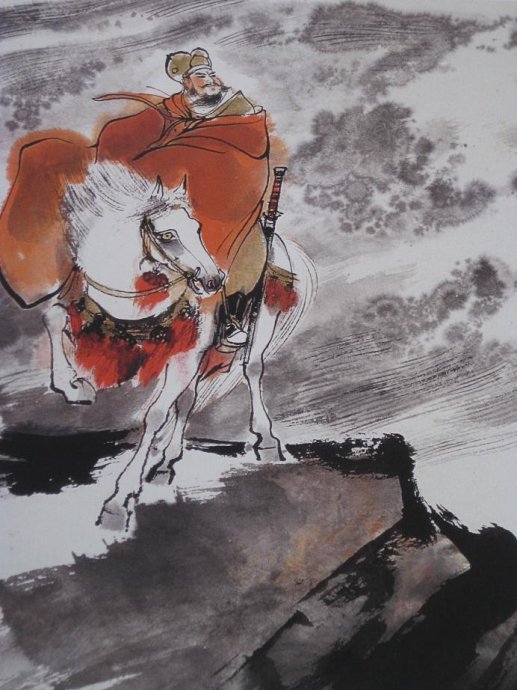 十二詩(shī)人畫像冊(cè)，劉旦宅是最清秀俊逸的畫家