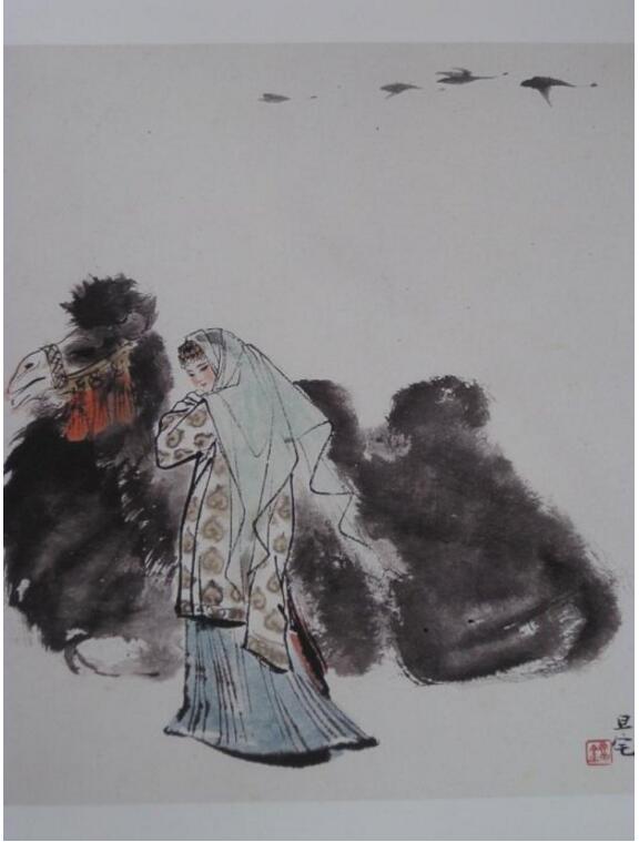 十二詩(shī)人畫像冊(cè)，劉旦宅是最清秀俊逸的畫家