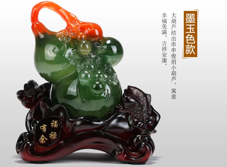 招財(cái)葫蘆工藝品，手工復(fù)古葫蘆擺件