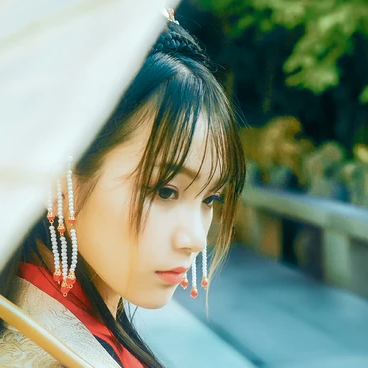 優(yōu)雅時尚古風頭像，唯美古風真人女子頭像