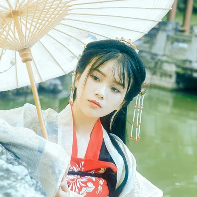 優(yōu)雅時尚古風頭像，唯美古風真人女子頭像