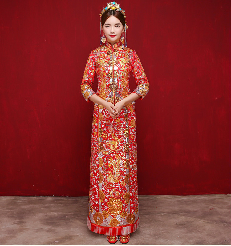 匠心啟航閱讀時尚中式禮服，唯美時尚新娘禮服