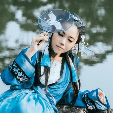 人魚傳說妖艷頭像，唯美古風(fēng)女子頭像