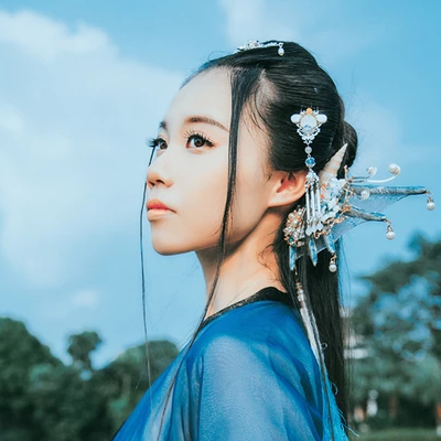 人魚傳說妖艷頭像，唯美古風(fēng)女子頭像