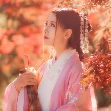 帶傘唯美可愛頭像，唯美古風(fēng)女子真人頭像