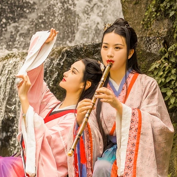 親密無間漢服古風(fēng)頭像，唯美古風(fēng)閨蜜頭像