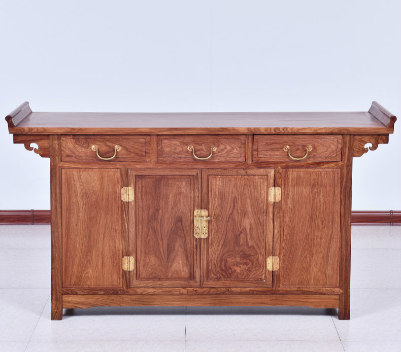 紅實木中式斗柜，仿古玄關中式柜子