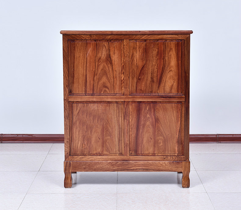 紅實(shí)木簡約五斗柜，仿古儲(chǔ)物中式柜子