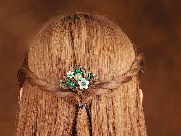 青依匠心啟航閱讀發(fā)簪發(fā)釵復(fù)古頭飾