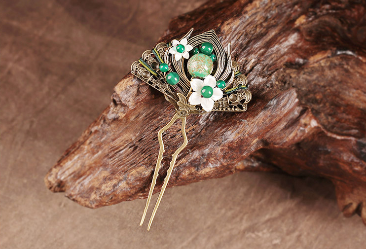 青依匠心啟航閱讀發(fā)簪發(fā)釵復(fù)古頭飾