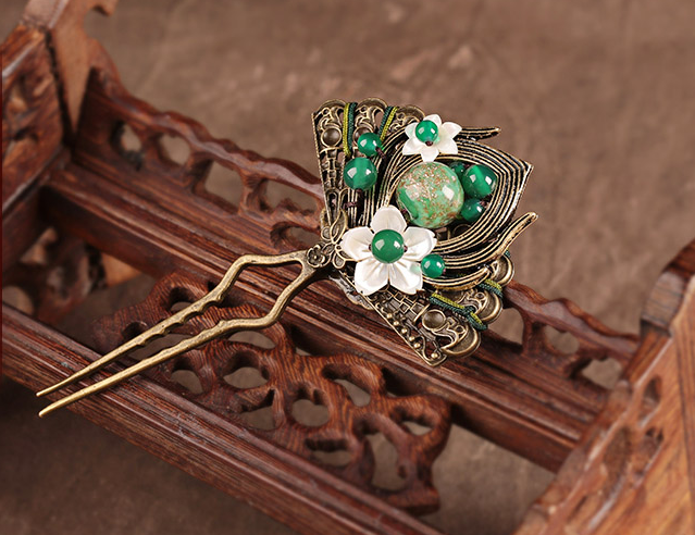 青依匠心啟航閱讀發(fā)簪發(fā)釵復(fù)古頭飾