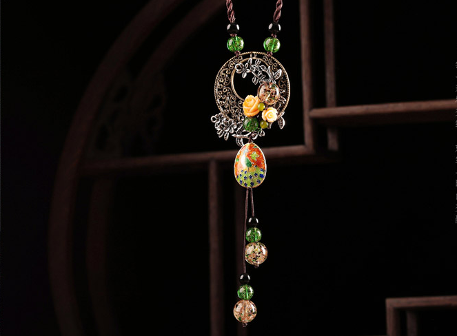 雀躍匠心啟航閱讀吊墜毛衣鏈復(fù)古項(xiàng)鏈