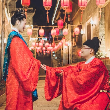 執(zhí)子之手與子偕老唯美頭像，唯美古風(fēng)情侶頭像