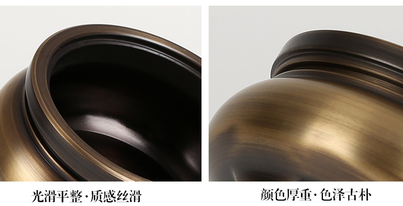 三足藤花熏香爐，拉絲仿古香爐