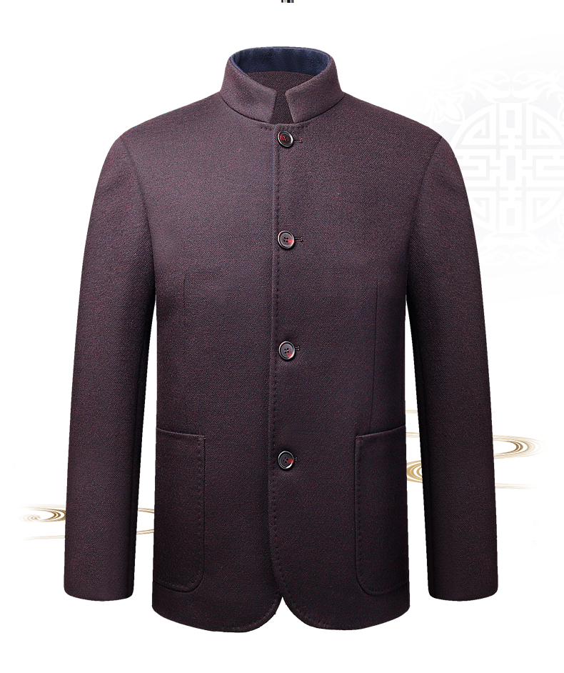 匠心啟航閱讀外套民國男裝，羊毛呢唐裝中老年中山裝