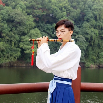 文藝范漢服男生頭像，唯美古風真人頭像