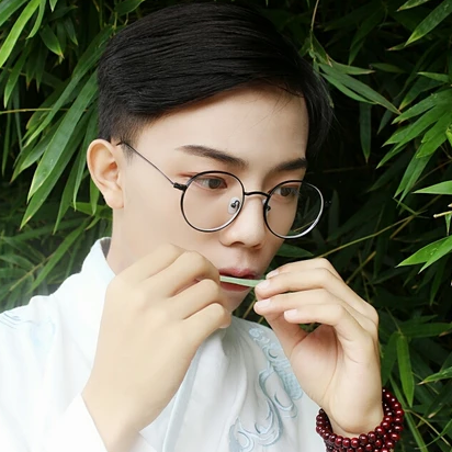 文藝范漢服男生頭像，唯美古風真人頭像