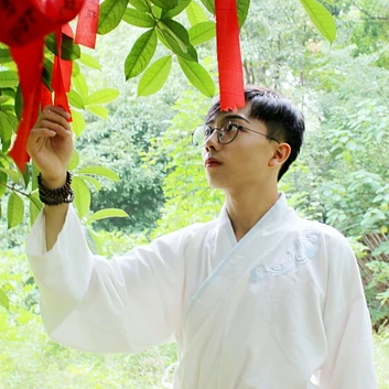 文藝范漢服男生頭像，唯美古風真人頭像