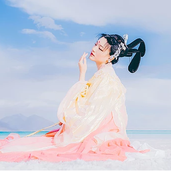 冰雪美人飄逸唯美頭像，唯美古風(fēng)女子頭像