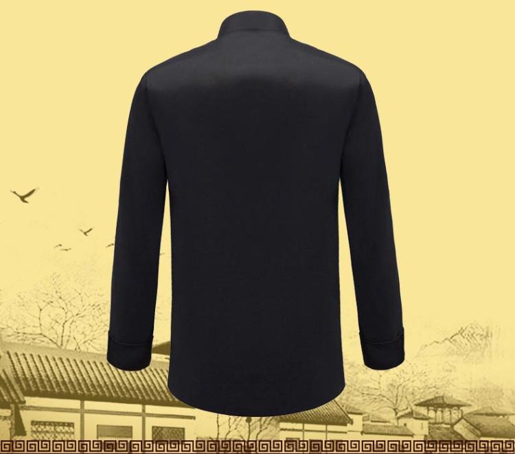 時尚匠心啟航閱讀喜慶繡龍男士唐裝