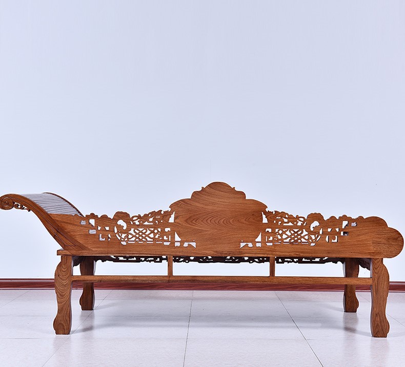 中式花梨木羅漢床，實木中式床貴妃榻