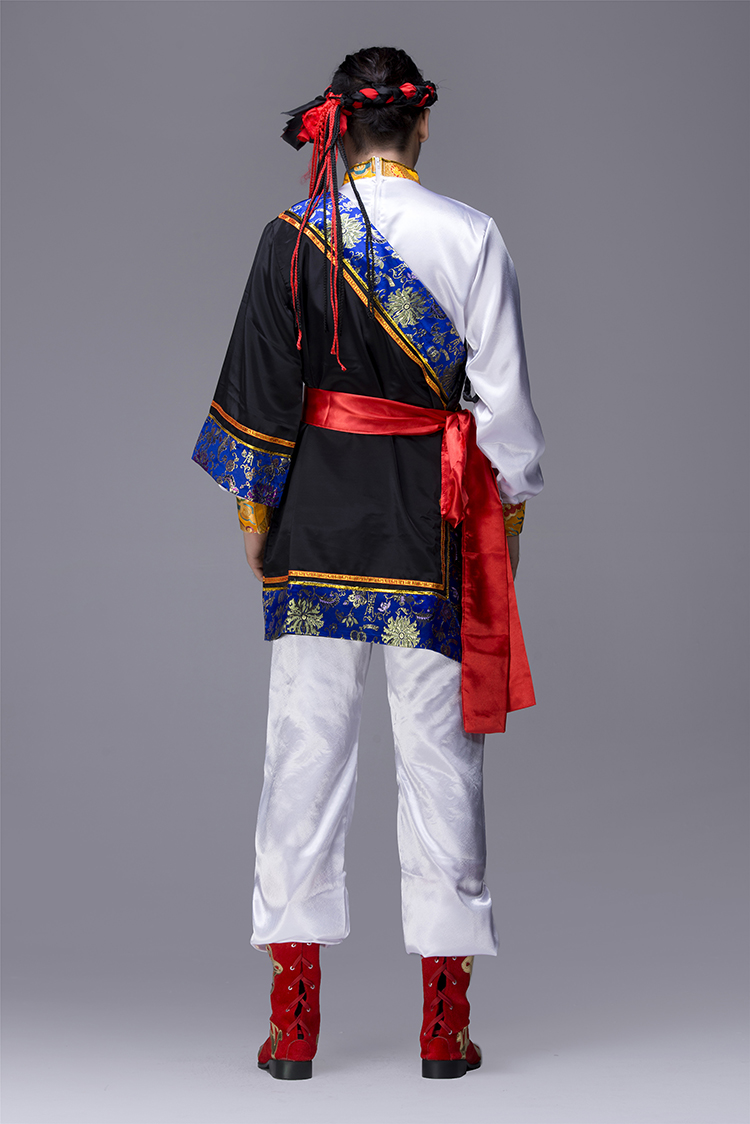 別具一格的蒙古族男裝服飾，蒙古袍少數(shù)民族服