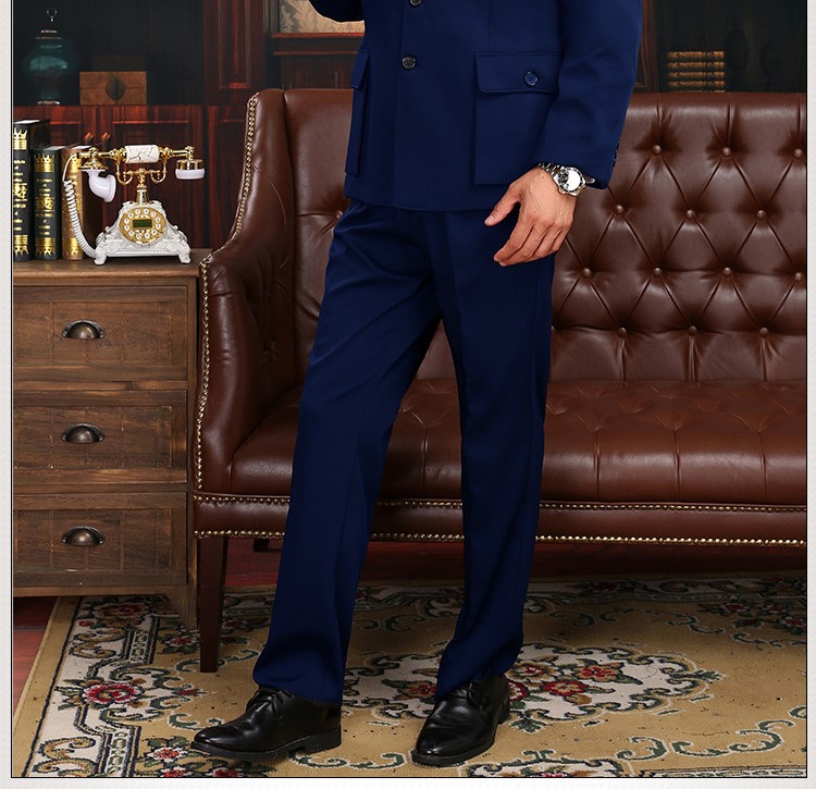 經典老式休閑中老年中山裝