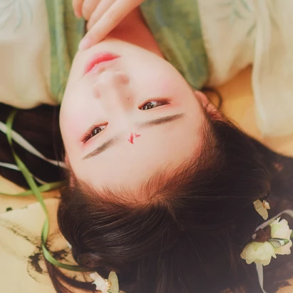 小清新漢服少女頭像，唯美古風(fēng)真人頭像