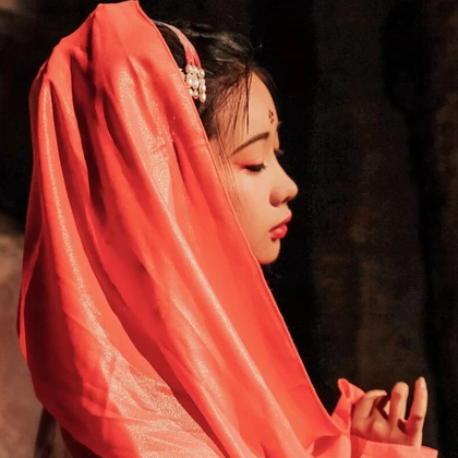 浮世年華少女頭像，唯美古風(fēng)真人頭像