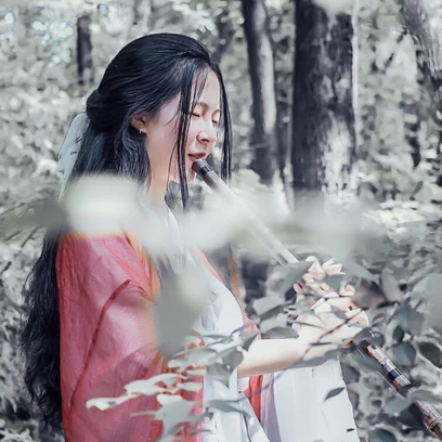 冰雪柔情少女頭像，唯美古風(fēng)真人頭像