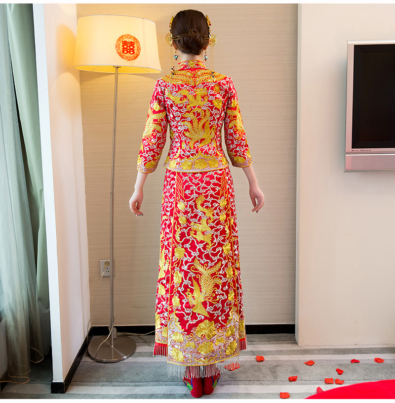 龍鳳褂中式婚禮禮服，時尚匠心啟航閱讀新娘禮服