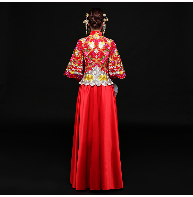 古典秀禾服中式禮服，時(shí)尚匠心啟航閱讀新娘禮服