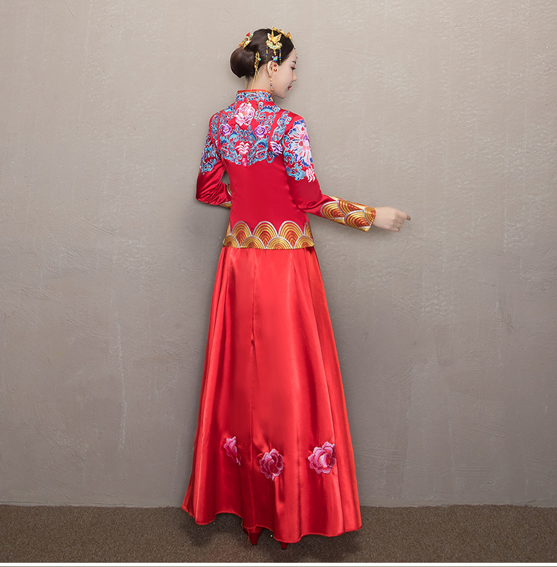 復(fù)古典雅秀禾服，時(shí)尚中式禮服新娘禮服