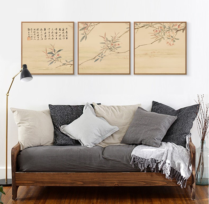 十款匠心啟航閱讀裝飾畫，新中式中國水墨客廳掛畫