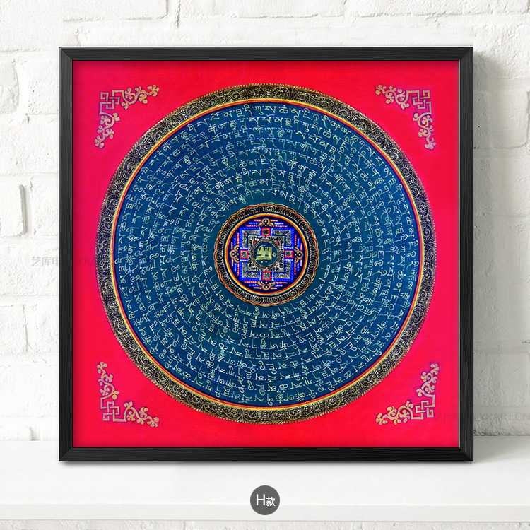 九款民族風抽象圖案掛畫，匠心啟航閱讀古風裝飾畫