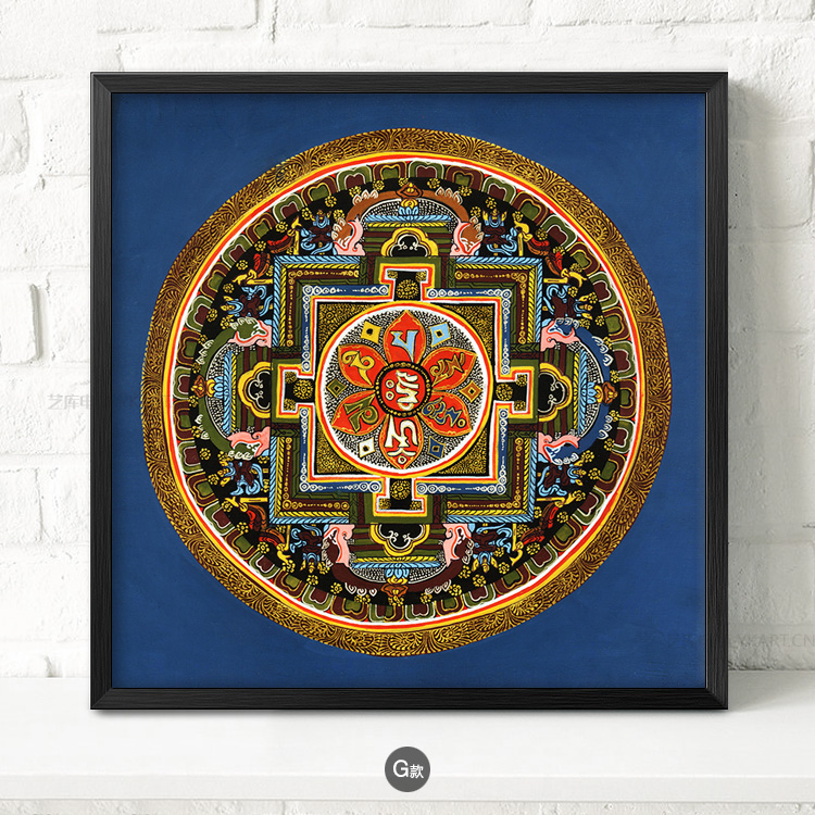 九款民族風抽象圖案掛畫，匠心啟航閱讀古風裝飾畫