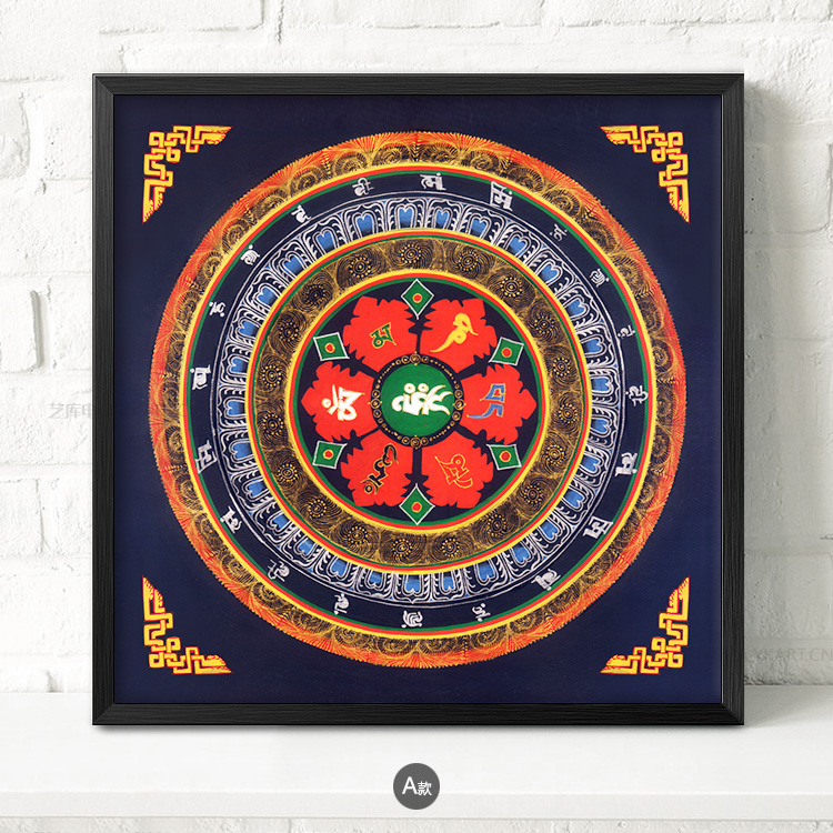 九款民族風(fēng)抽象圖案掛畫，匠心啟航閱讀古風(fēng)裝飾畫