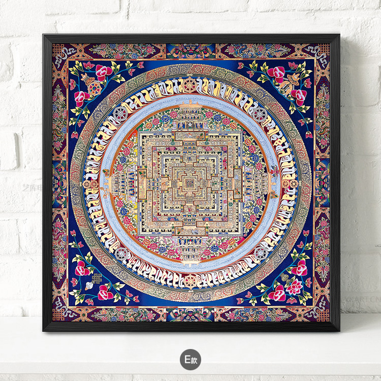 九款民族風(fēng)抽象圖案掛畫，匠心啟航閱讀古風(fēng)裝飾畫