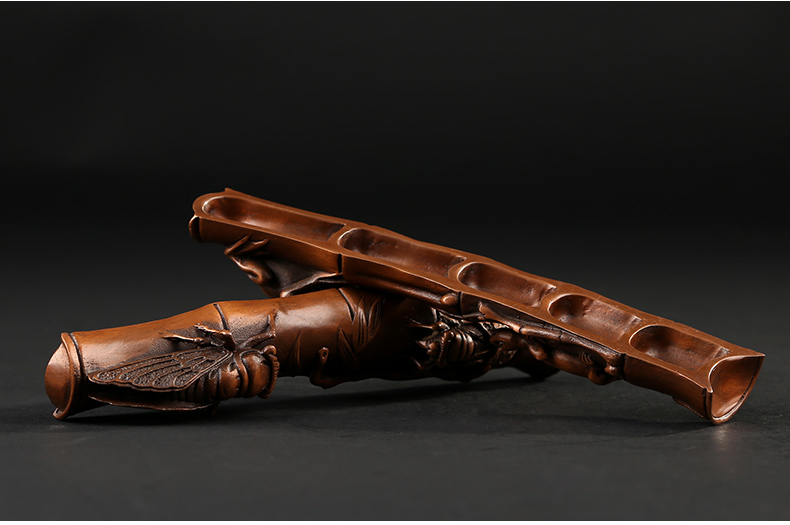 仿古知足常樂鎮(zhèn)紙，文房四寶鎮(zhèn)尺