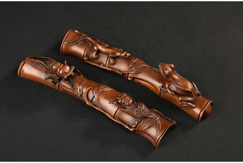 仿古知足常樂鎮(zhèn)紙，文房四寶鎮(zhèn)尺