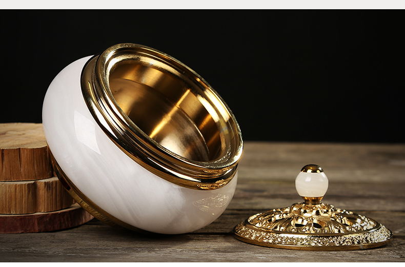 金玉滿堂香爐，創(chuàng)意銅玉熏香爐